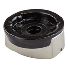 turning knob silver/black